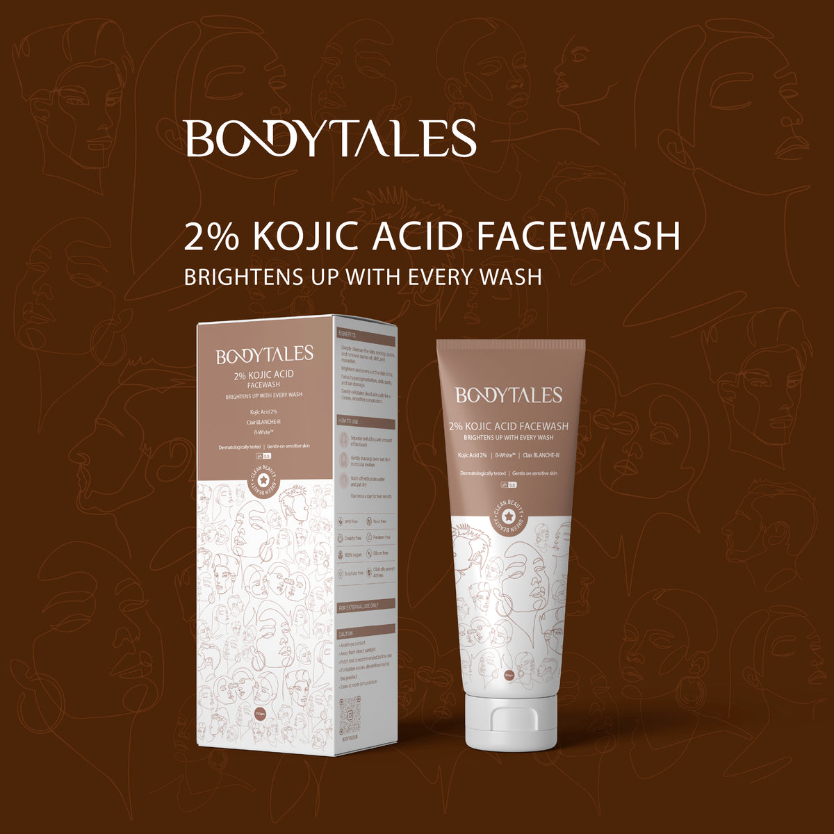 2% Kojic Acid Face wash 100 ml