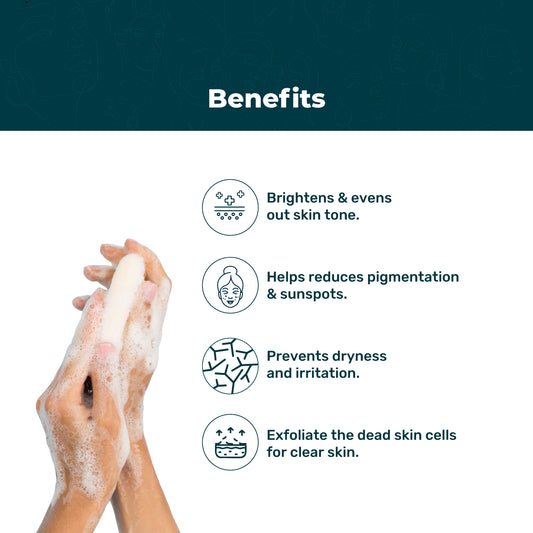 1% Kojic Acid Syndet Soap for Pigmentation & Uneven Skin Tone