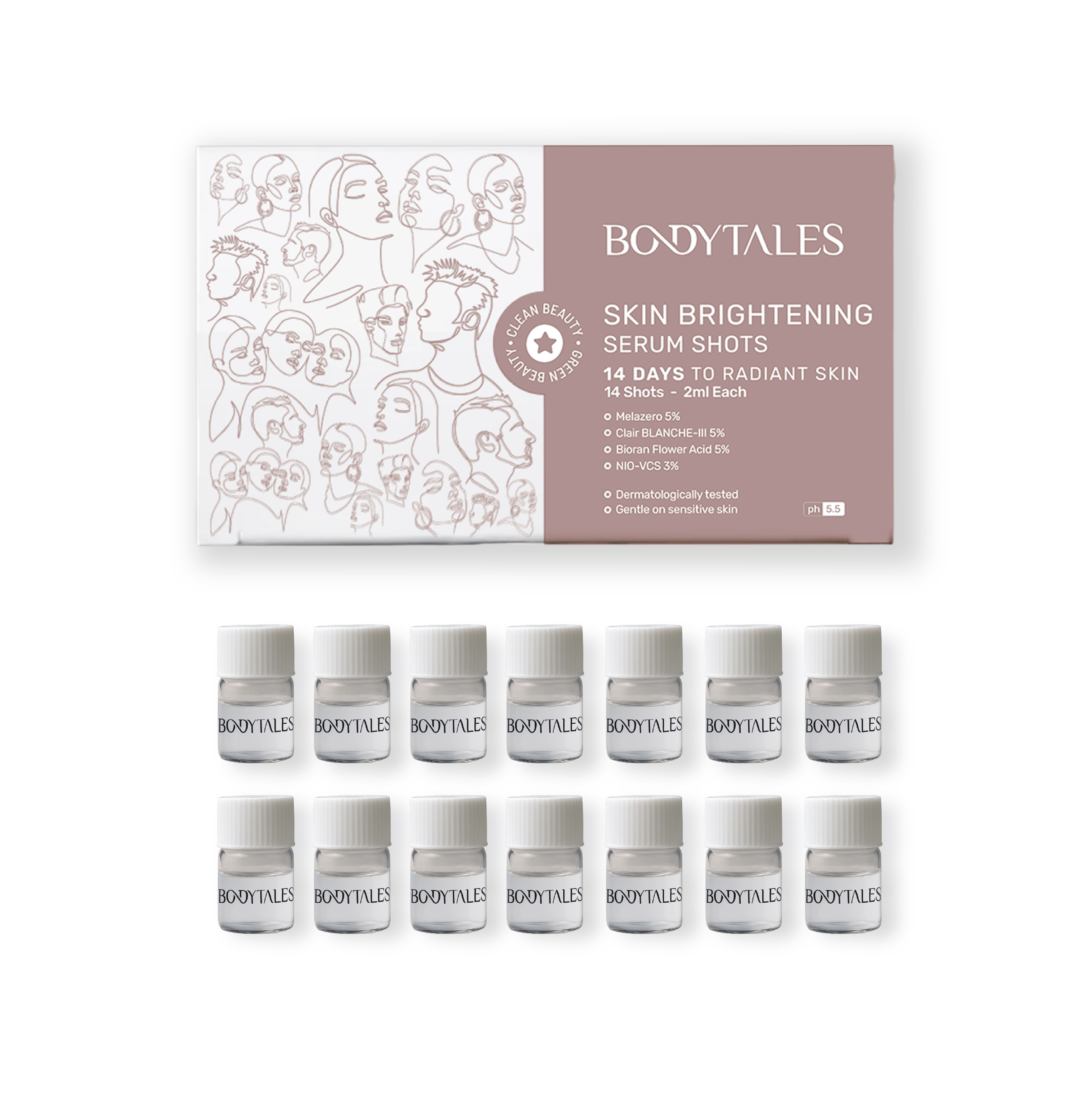 skin brightening serum shots